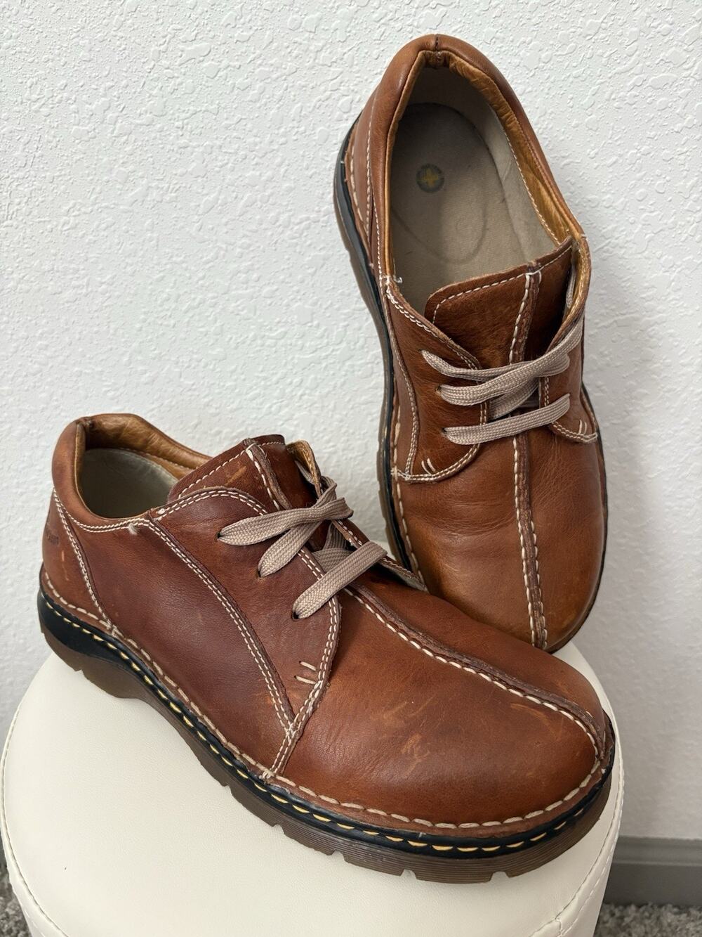 Dr. Martens Men’s Brown Leather Lace-Up Casual Oxford Shoes 11232 Size US 9